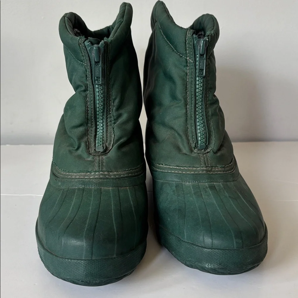 Vintage Sorel Green Rubber Boots | Women’s 9 Coastal Granola Style - Picture 10 of 10